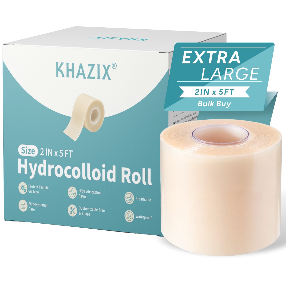 Face Oil - Rolka hydrokoloidowego opatrunku KHAZIX 5 cm