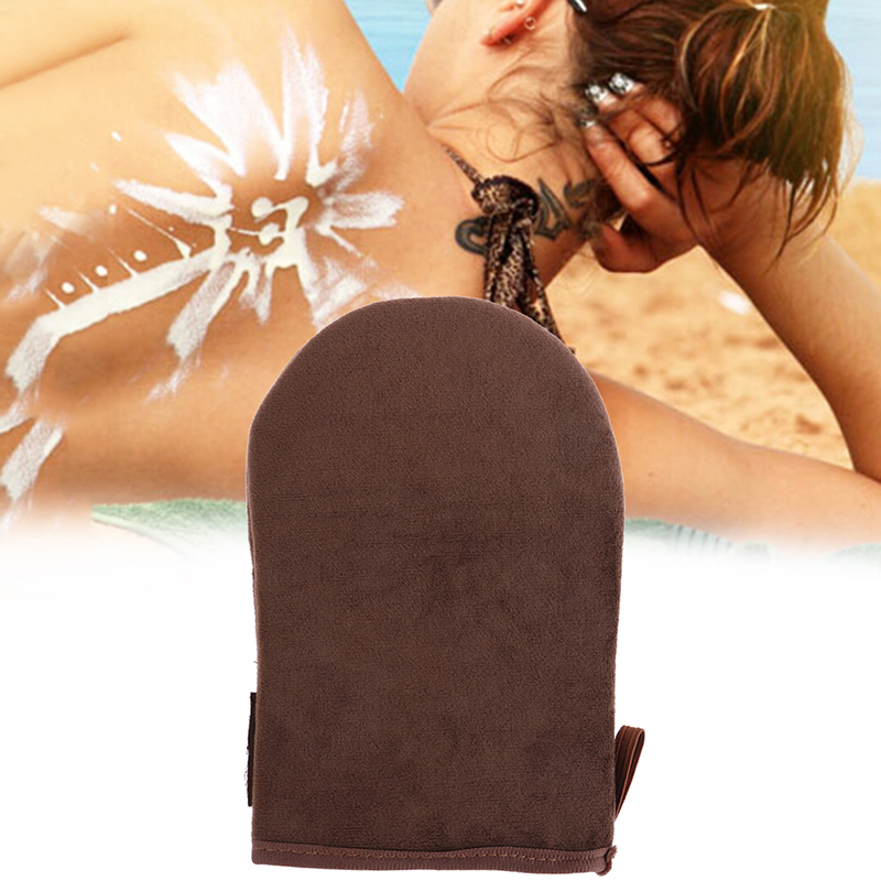 Brązowe rękawice do opalania w – Body Lotion recenzja i cena